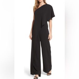 Adrianna Papell One-Shoulder Jumpsuit size 8